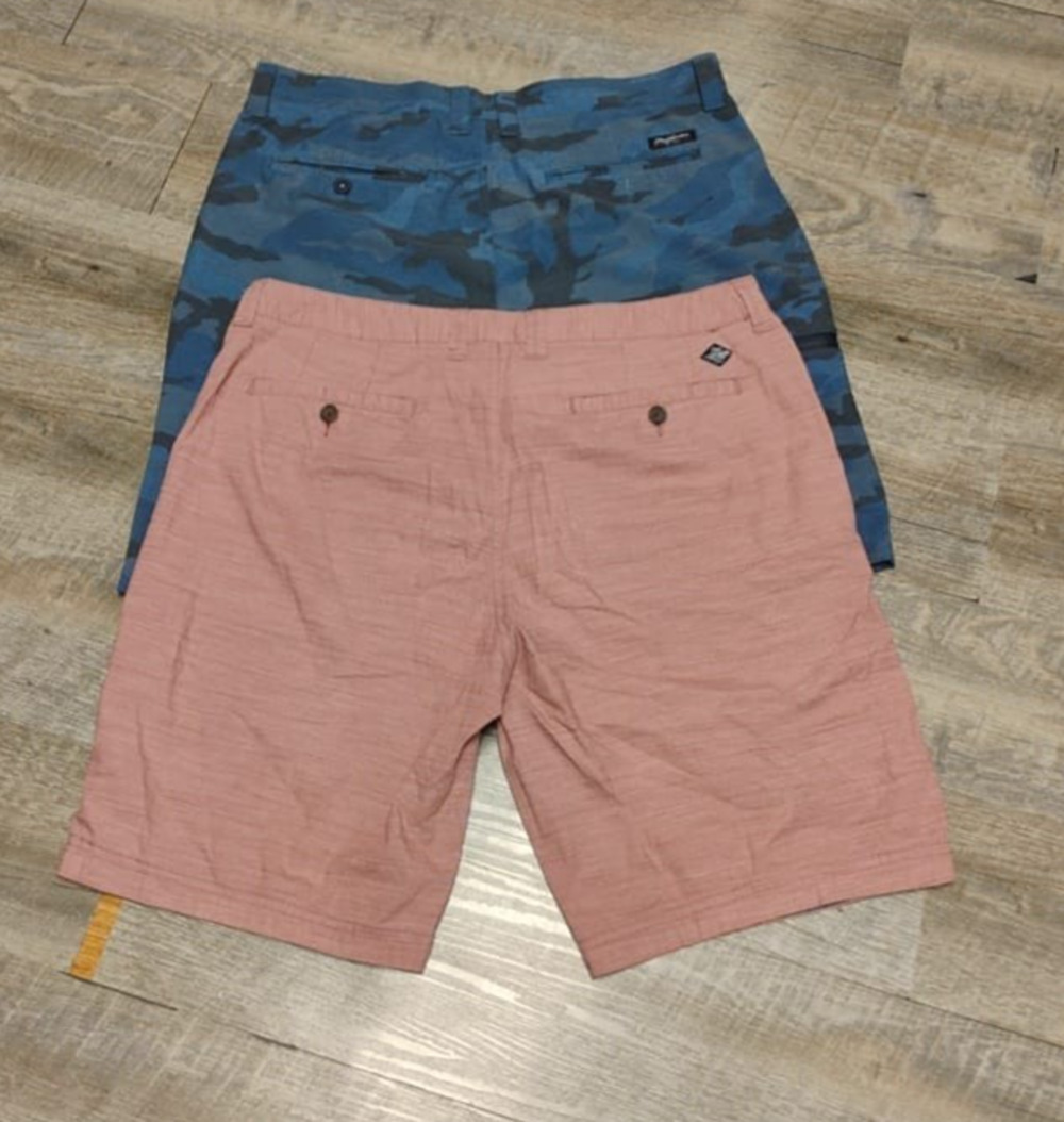 Dry goods Flag $ Anthem Men’s Multico Cotton Shorts Flat size 33 lot of 2